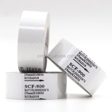 Hot stamping foil SCF-900 with ISO certification white hot coding foil from factory price